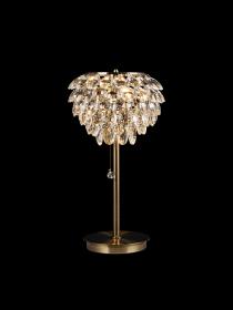 Coniston Antique Brass Crystal Table Lamps Diyas Designer Table Lamps